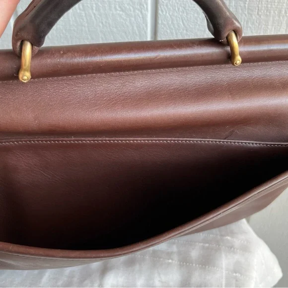 Coach Vintage Y2K Beekman Briefcase 5266 in Mahogany - Picture 10 of 12